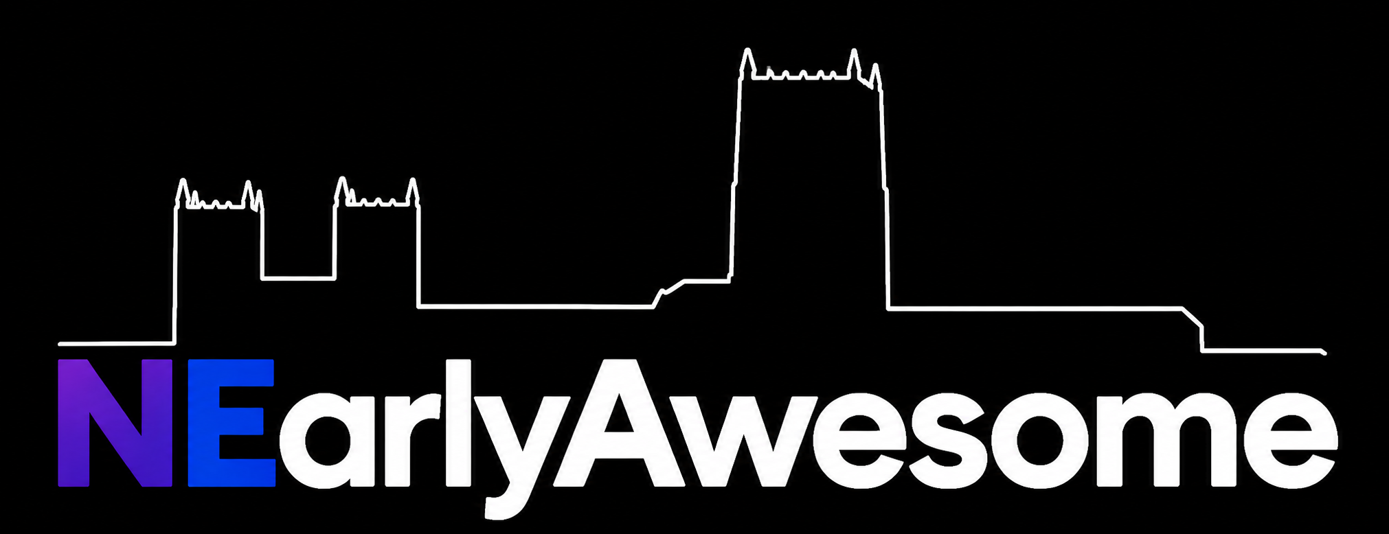 NEarlyAwesome, with an outline of Durham Cathedral